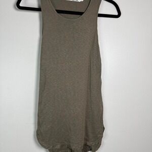 Vintage‎ Beige green Michael Stars tank top #casual Y2K one size